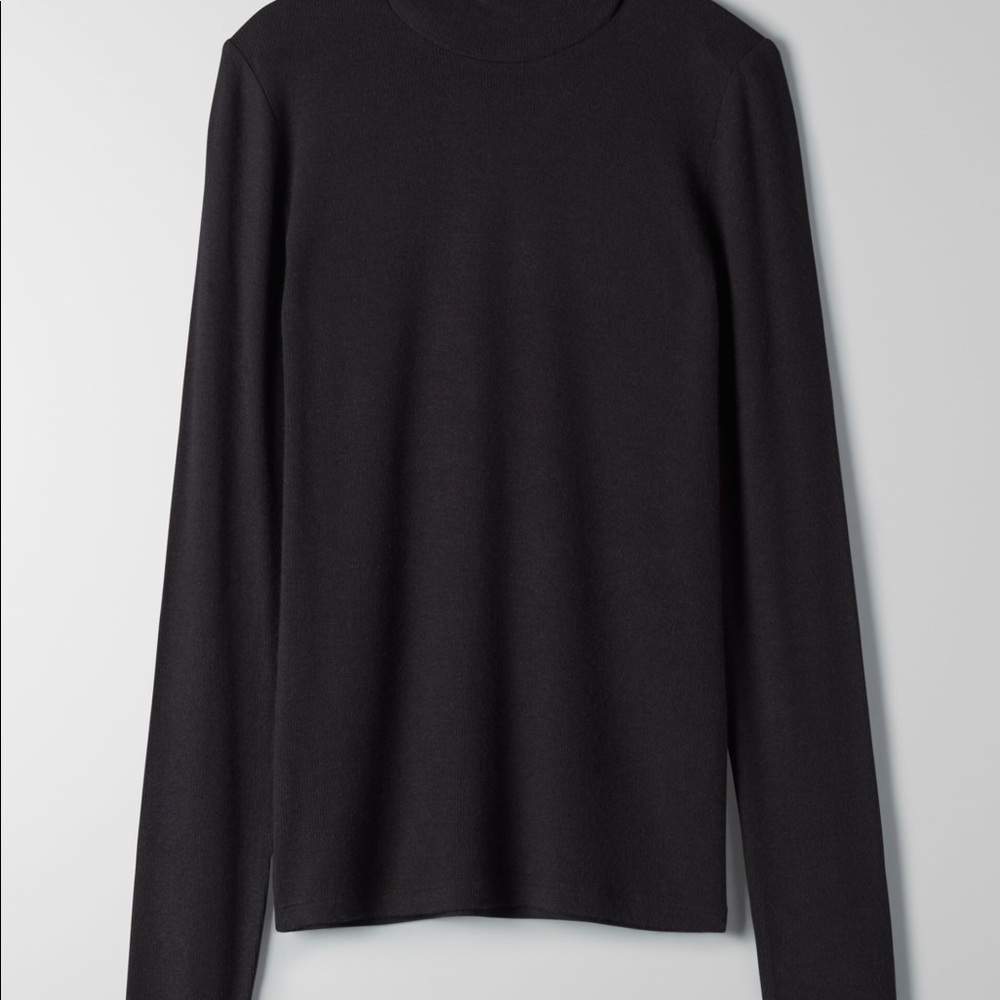 Aritzia Wilfred Free Black Turkeneck